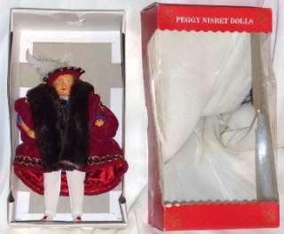 Vintage Peggy Nisbet Doll King Henry VIII Boxed  
