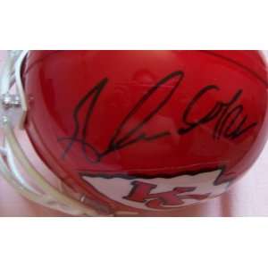 Jamaal Charles & Glenn Dorsey autographed Kansas City Chiefs mini 