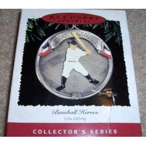   Ornament Baseball Heroes Lou Gehrig # 2 Series