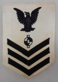   rate patch single original post world war two vintage u s navy petty