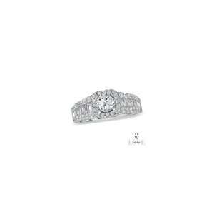   Ring in 14K White Gold Vera Wang LOVE Collection 2 CT. T.W. vera wang