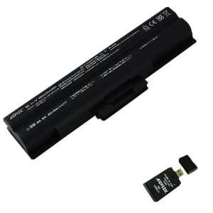 com 11.1V 6 Cell Replacement Laptop/Notebook Battery for Sony Vaio SR 