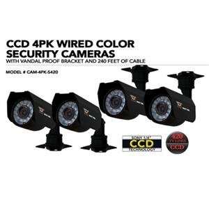  Night Owl, 4 Pack 1/4 Sony CCD (420 TV) (Catalog Category 