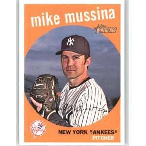  2008 Topps Heritage High Number #530 Mike Mussina   New 