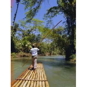  Rafting on the Martha Brae River, Jamaica, Caribbean, West 