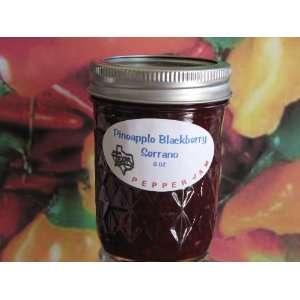 Pineapple Blackberry Serrano Pepper Jam 