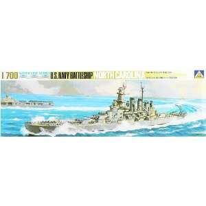  Aoshima U.S. Navy Battleship North Carolina Model Kit 