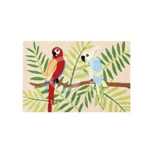  22 x 34 Washable Rug, Parrots