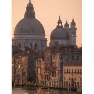 Buildings and Basilica on Grand Canal, Venice, Italy Photographic 