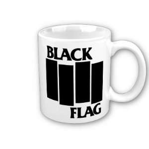   Black Flag Punk Rock Band Coffee, Hot Coco, Tea Mug 