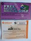Sherman Oaks Castle Park coupons B1G1 Round of Miniature Golf   CA