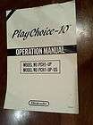 PlayChoice 10 Arcade Videogame Operation Manual, Ninten