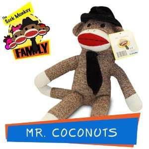  Mr. Coconuts Sock Monkey Doll Toys & Games