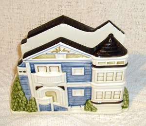 Otagiri Victorian house napkin holder vintage MINT  