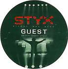 STYX 1983 KILROY WAS HERE TOUR BACKSTAGE GUEST PASS