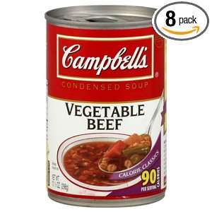 Campbells Vegetable Beef Soup, 10.5 Ounce (Pack of 8)