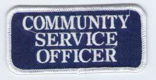 Patch Work Community Service Officer  