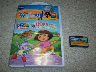 VTECH V.Reader DORA & the Three Little Pigs Game Software  
