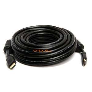    28AWG HDMI Cable with Ferrite Cores Black 25ft Electronics