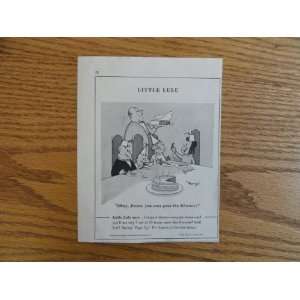 Kleenex,little lulu,art by Marge.1947 Print Ad. (Little LULU birthday 