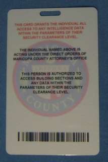 The Medium Lawyer ID Card Maricopa County Attorney prop  