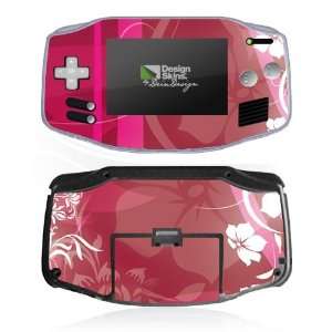   for Nintendo Game Boy Advance   Pink Flower Design Folie Electronics