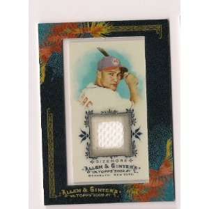 2009 Topps Allen and Ginter Grady Sizemore Game Used Jersey Baseball 
