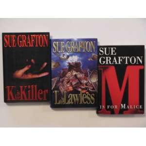  Sue Grafton 3 Book Set (Kinsey Millhone Alphabet Series, K 