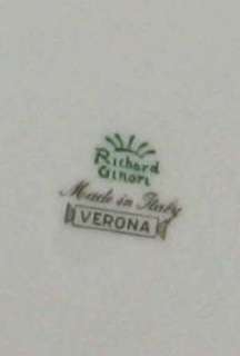 RICHARD GINORI VERONA FINE CHINA DINER PLATE ITALY  
