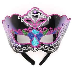  Multi Colored Mardi Gras Mask 