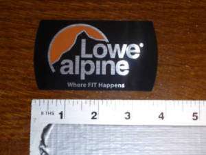 Lowe Alpine Logo Sticker Decal  