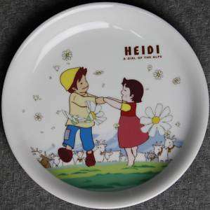 Heidi Girl of the Alps Ceramic Plate Ghibli (figure)  
