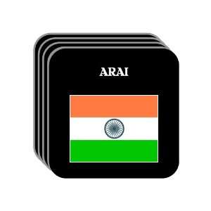 India   ARAI Set of 4 Mini Mousepad Coasters