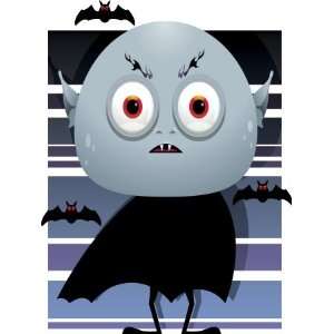  Vampire with Bats Premium Poster Print