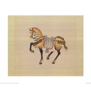   Horses II Finest LAMINATED Print Arcadia prints 19x16