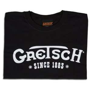  TEE, GRETSCH SINCE 1883, BLK, L Musical Instruments