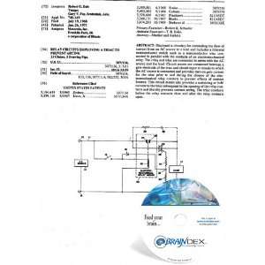   RELAY CIRCUITS EMPLOYING A TRIAC TO PREVENT ARCING 