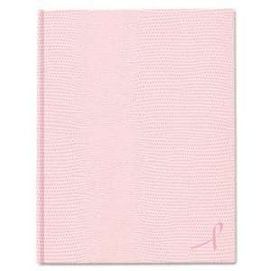  Large Executive Notebook w/Cover, College/Margin, Pink, 75 