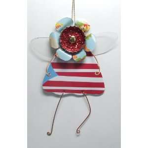   Hand Cut Tin Fairy Ornament by Kim Groff Harrington