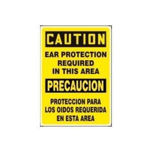  EAR PROTECTION REQUIRED IN THIS AREA (BILINGUAL) Sign   14 