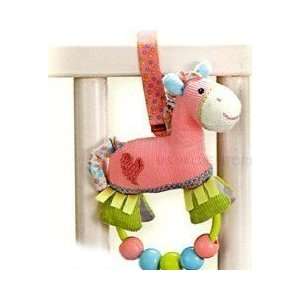  Gund Pinkaboo Beaded Rattle Pony Toys & Games