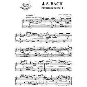 Bach J.S. French Suite No. 1 in D Minor Instantly  and print 