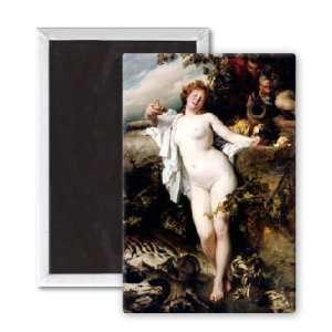  Bacchante by Gyula Benczur   3x2 inch Fridge Magnet 