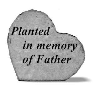   Memorial Planted in memory Father heart shaped 89320