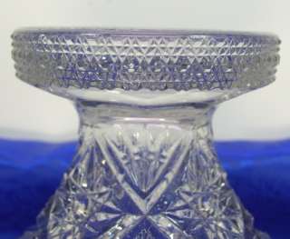   Glass #502 North Star Punch Bowl Stand Early American Pattern  