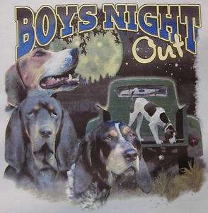 ALL AMERICAN COON HOUNDS BOYS NIGHT OUT SHIRT  