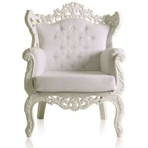  modern baroque white living room armchairs