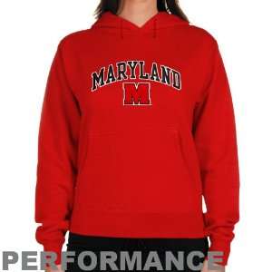  Under Armour Maryland Terrapins Ladies Red Performance 