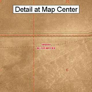   Quadrangle Map   Silsbee, Utah (Folded/Waterproof)