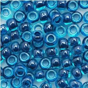  Toho Round Seed Beads 6/0 #932 Aqua/Capri Lined 8 Gram 